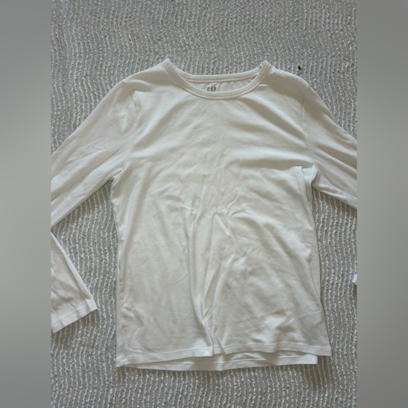 Long Sleeve T-shirt Bundle Grey White Gap Size XL White Grey Gray Cotton - Picture 10 of 15